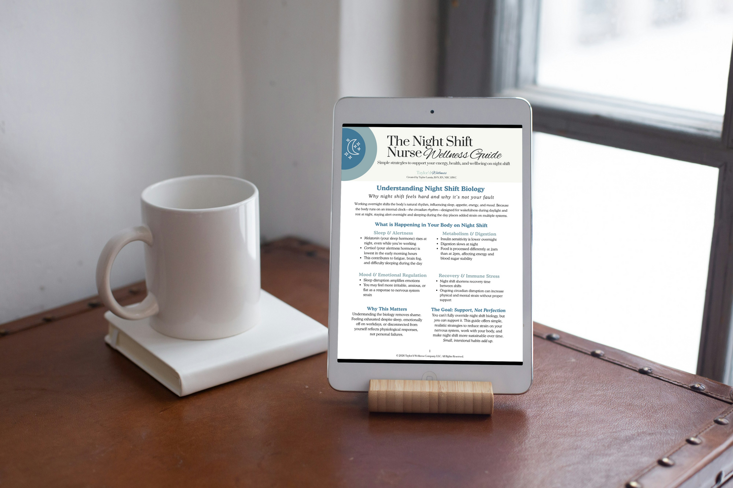 The Night Shift Nurse Wellness Guide: Digital Download